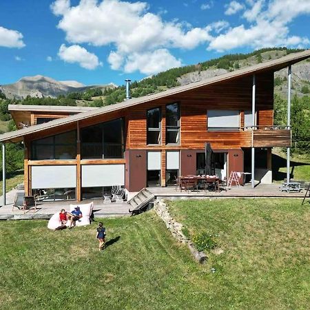 Chalet D'Architecte Avec Vue Panoramique Allos Zewnętrze zdjęcie