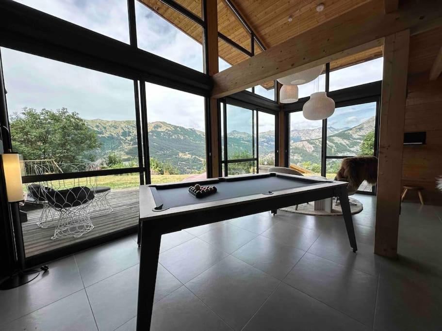 Chalet D'Architecte Avec Vue Panoramique Allos Zewnętrze zdjęcie