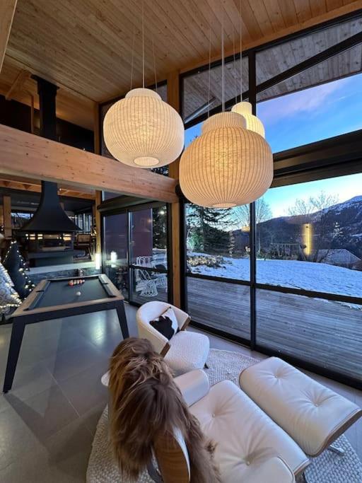 Chalet D'Architecte Avec Vue Panoramique Allos Zewnętrze zdjęcie