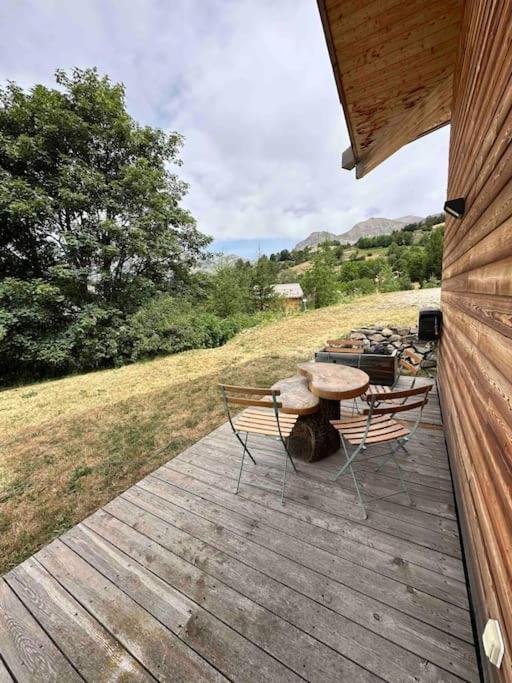 Chalet D'Architecte Avec Vue Panoramique Allos Zewnętrze zdjęcie