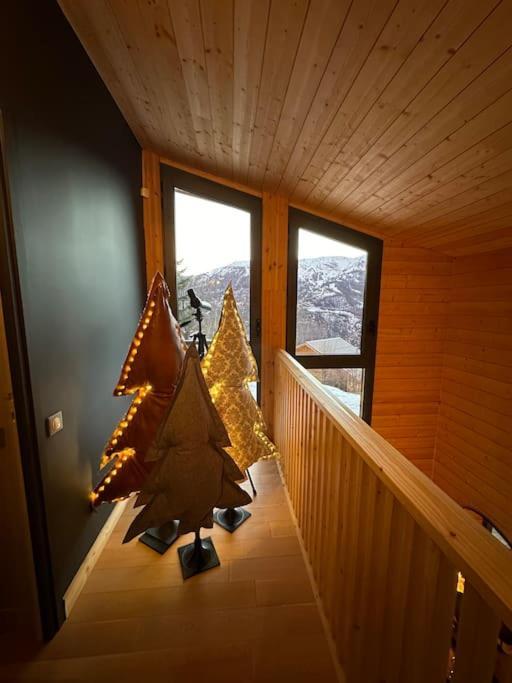 Chalet D'Architecte Avec Vue Panoramique Allos Zewnętrze zdjęcie