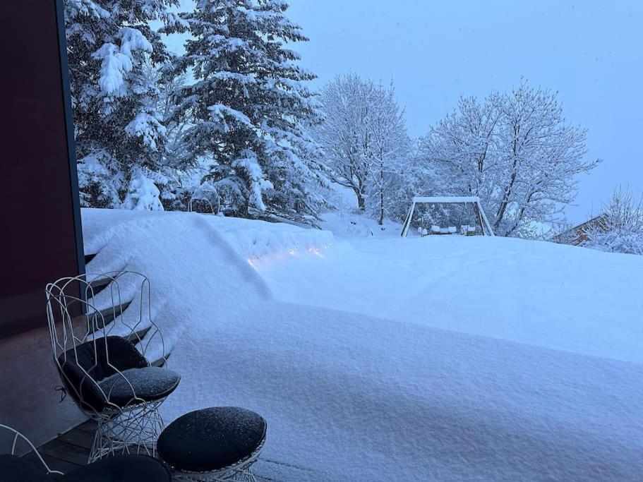 Chalet D'Architecte Avec Vue Panoramique Allos Zewnętrze zdjęcie