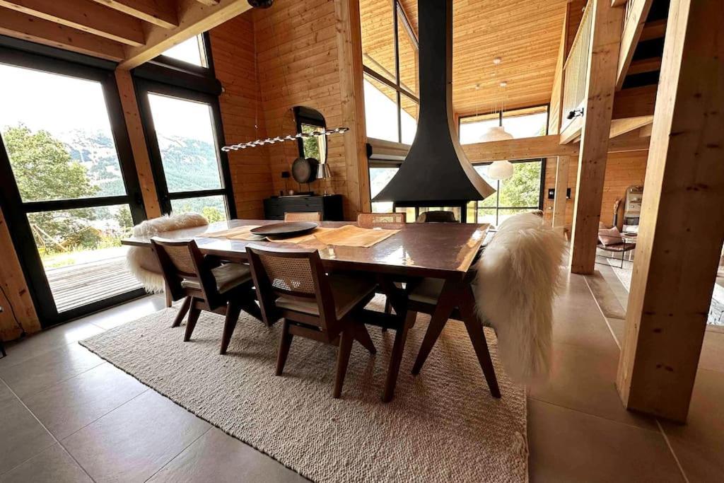 Chalet D'Architecte Avec Vue Panoramique Allos Zewnętrze zdjęcie