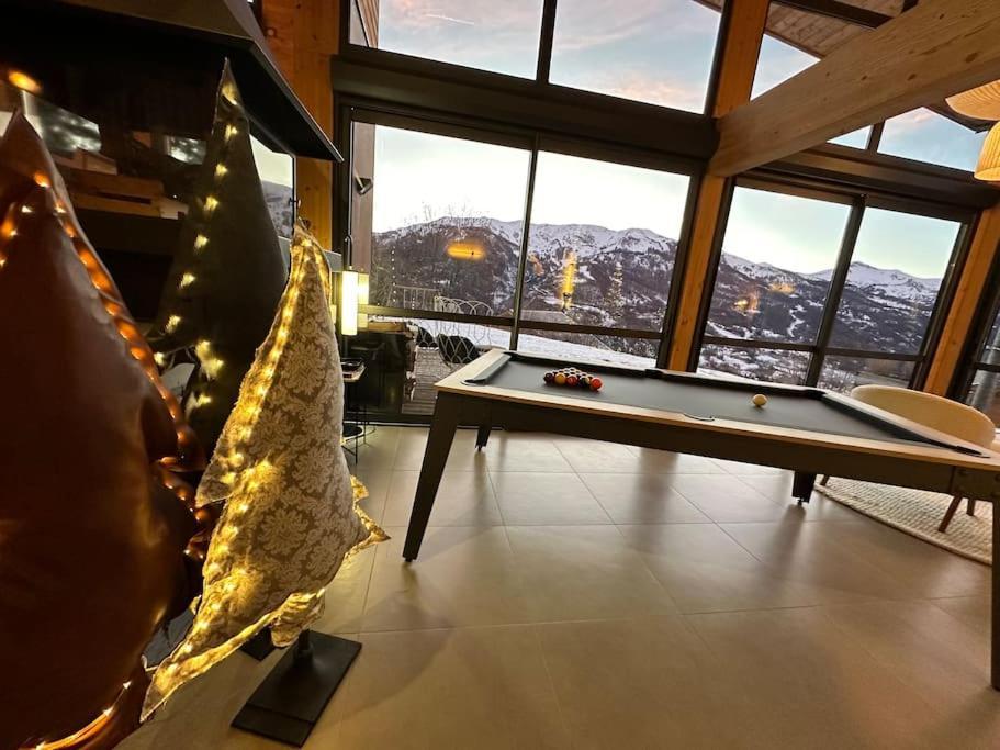 Chalet D'Architecte Avec Vue Panoramique Allos Zewnętrze zdjęcie