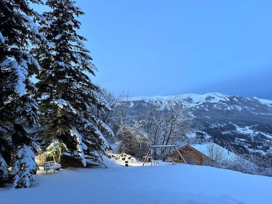 Chalet D'Architecte Avec Vue Panoramique Allos Zewnętrze zdjęcie