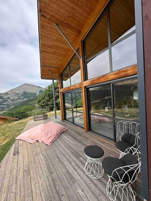 Chalet D'Architecte Avec Vue Panoramique Allos Zewnętrze zdjęcie