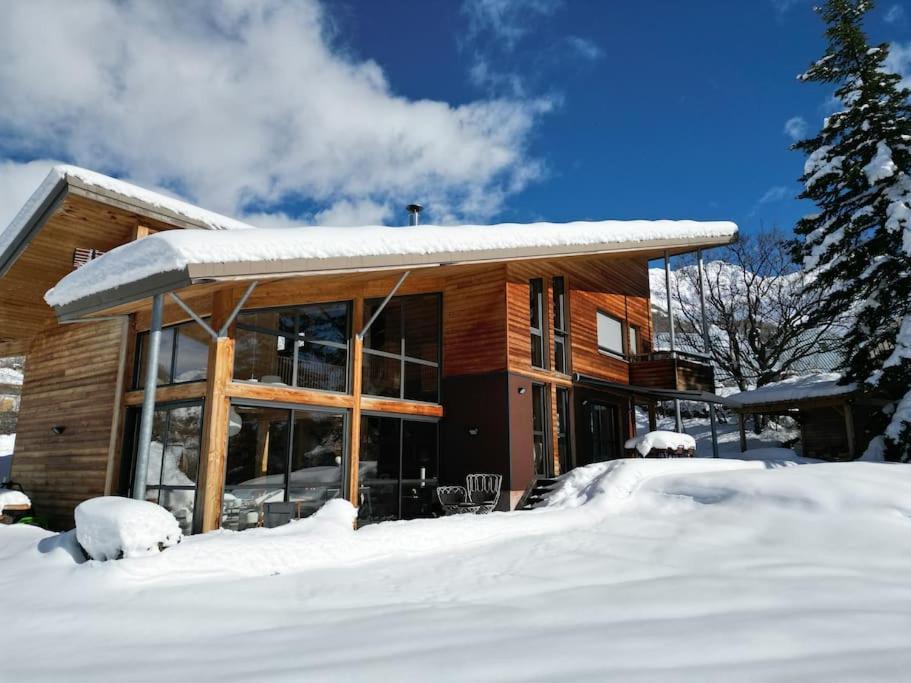 Chalet D'Architecte Avec Vue Panoramique Allos Zewnętrze zdjęcie