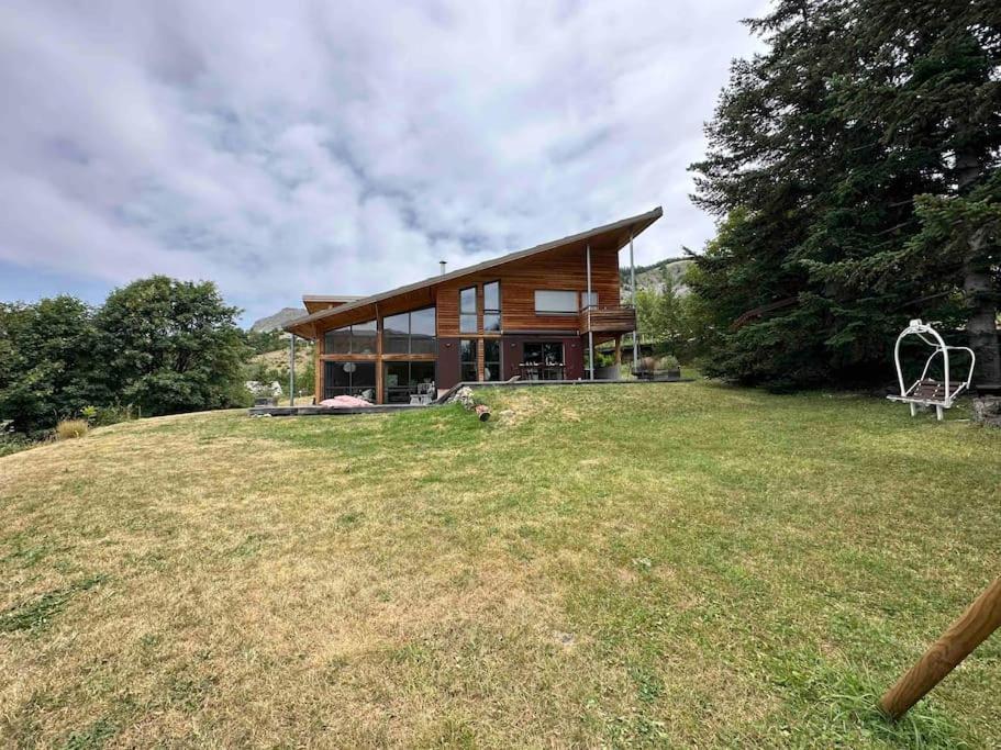 Chalet D'Architecte Avec Vue Panoramique Allos Zewnętrze zdjęcie