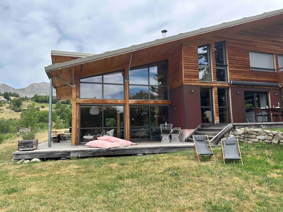 Chalet D'Architecte Avec Vue Panoramique Allos Zewnętrze zdjęcie