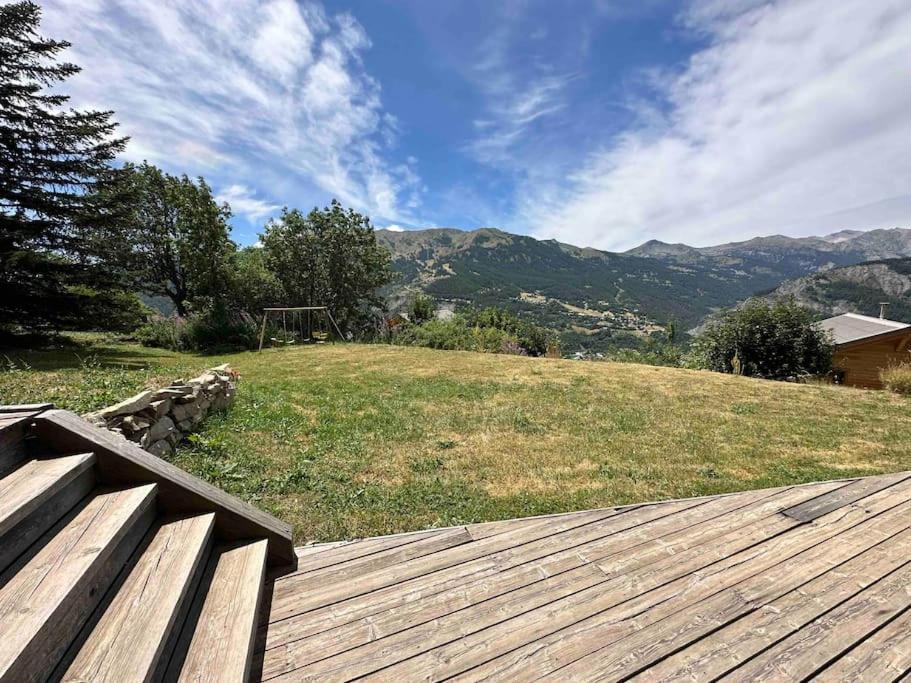 Chalet D'Architecte Avec Vue Panoramique Allos Zewnętrze zdjęcie