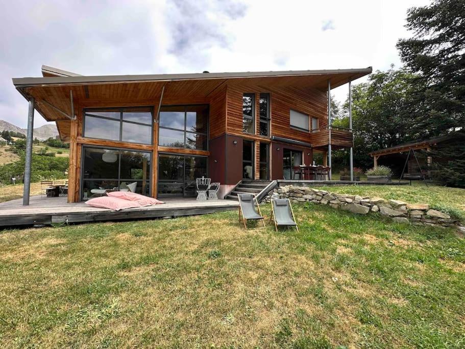 Chalet D'Architecte Avec Vue Panoramique Allos Zewnętrze zdjęcie