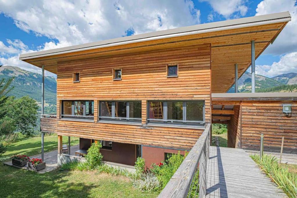 Chalet D'Architecte Avec Vue Panoramique Allos Zewnętrze zdjęcie