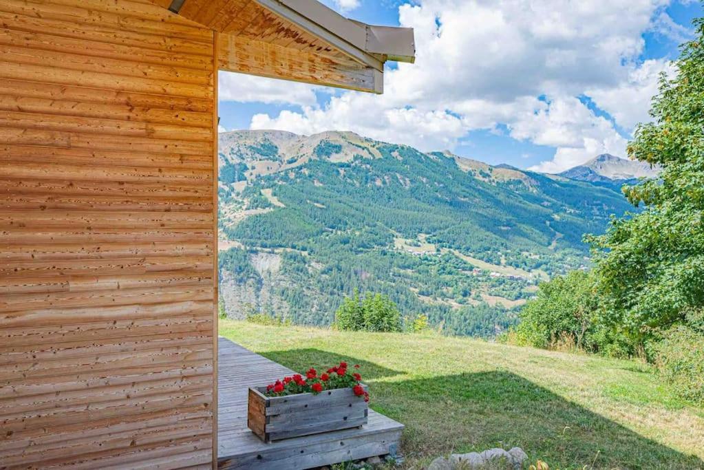 Chalet D'Architecte Avec Vue Panoramique Allos Zewnętrze zdjęcie
