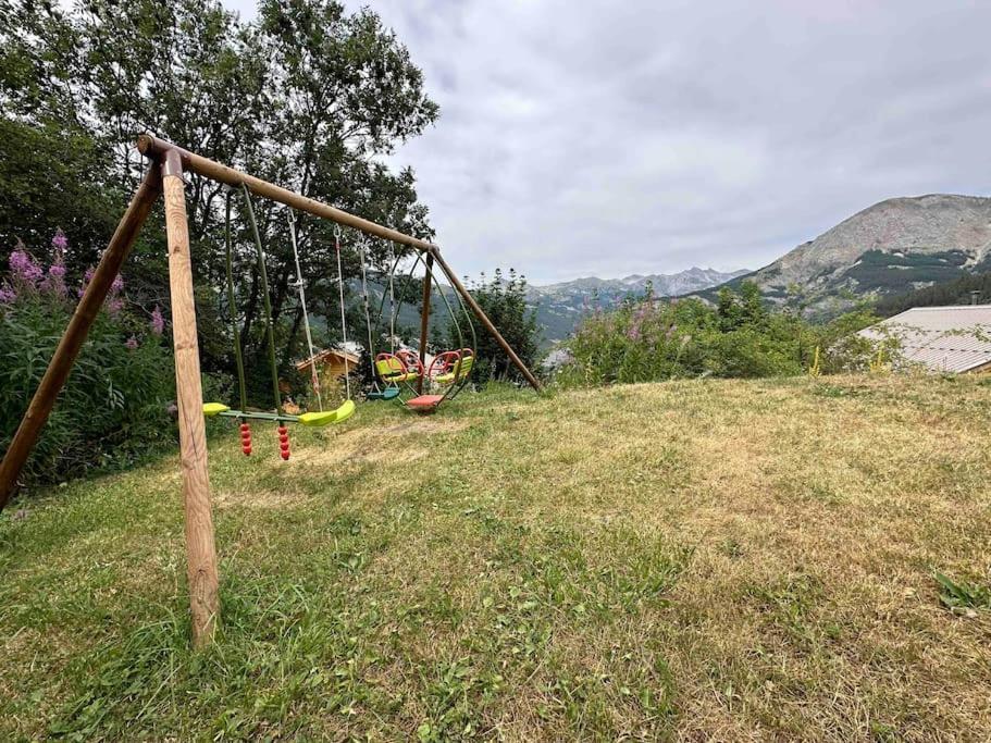 Chalet D'Architecte Avec Vue Panoramique Allos Zewnętrze zdjęcie