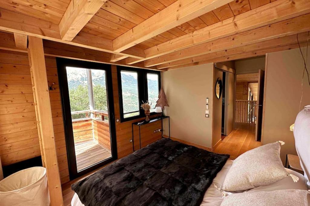 Chalet D'Architecte Avec Vue Panoramique Allos Zewnętrze zdjęcie