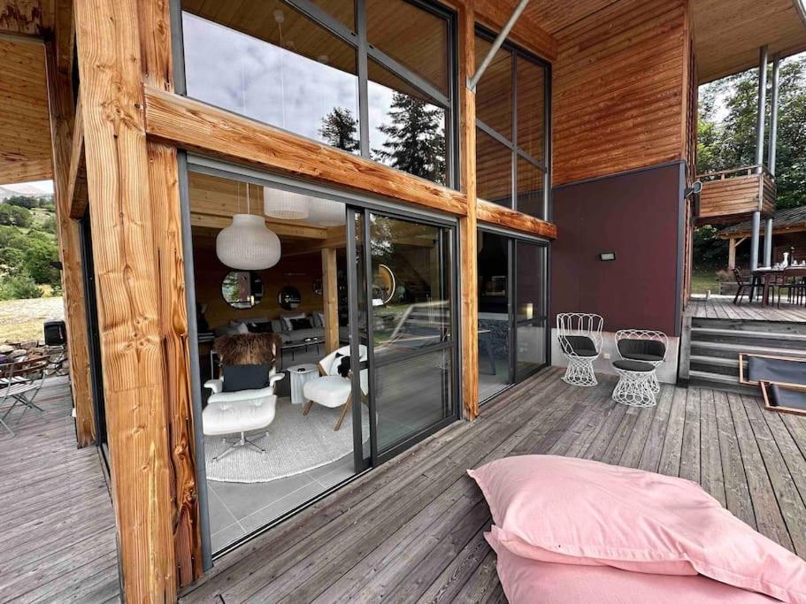 Chalet D'Architecte Avec Vue Panoramique Allos Zewnętrze zdjęcie